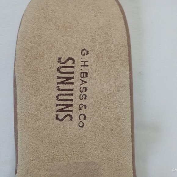 GH Bass Sunjuns New White Leather Size 9 NWOT - Picture 3 of 8